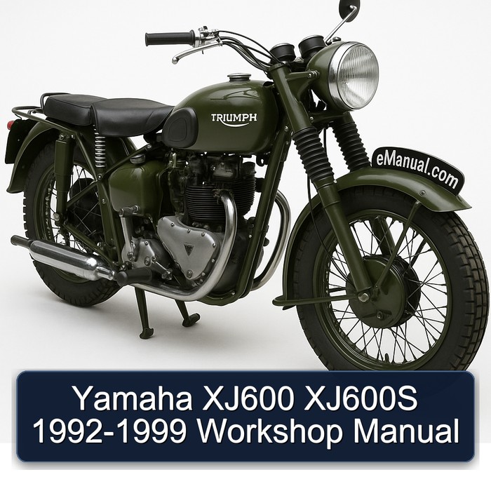 Yamaha XJ600 XJ600S 1992-1999 Workshop Manual 