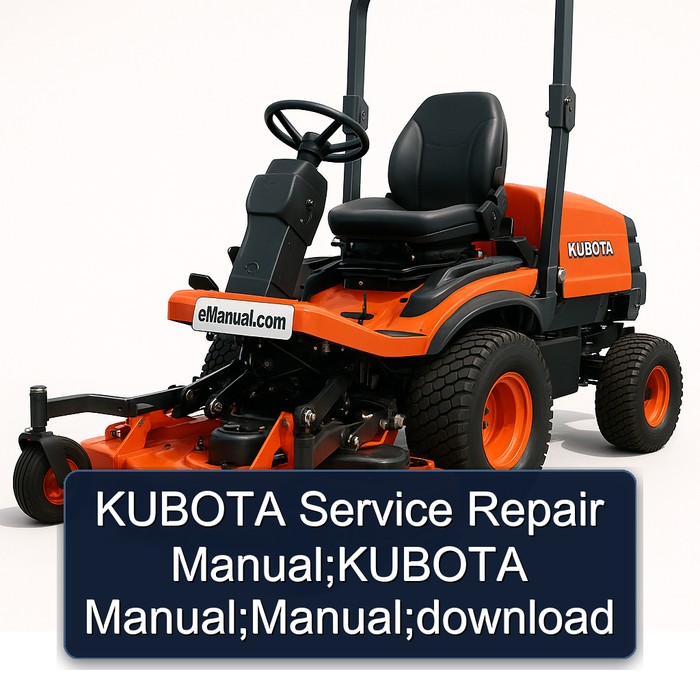 KUBOTA Service Repair Manual;KUBOTA Manual;Manual;download