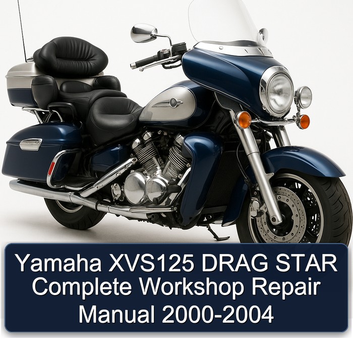 Yamaha XVS125 DRAG STAR Complete Workshop Repair Manual 2000-2004