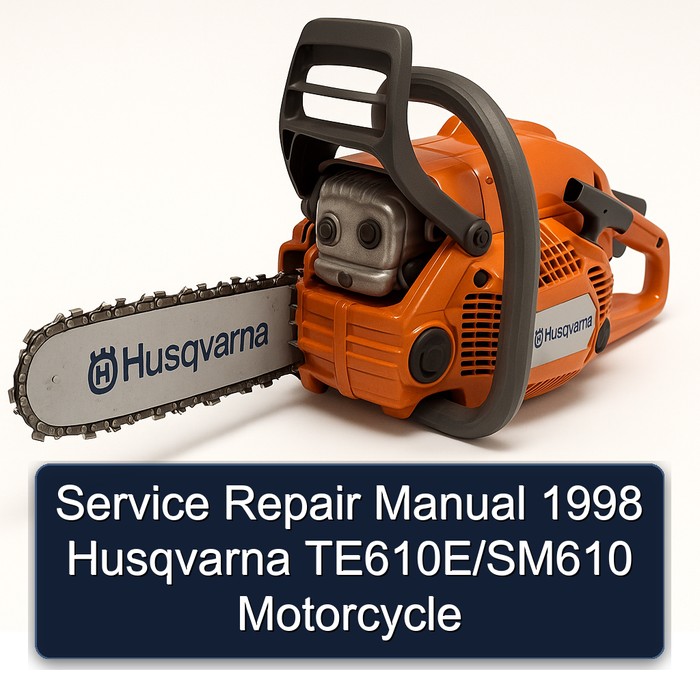 Manual de servicio y reparación 1998 Husqvarna TE610E/SM610 Motorcycle