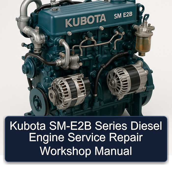 Kubota SM-E2B Series Diesel Engine Service Repair Workshop Manual 
