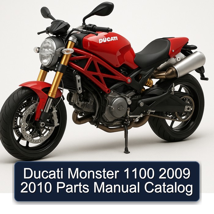 Ducati Monster 1100 2009 2010 Parts Manual Catalog