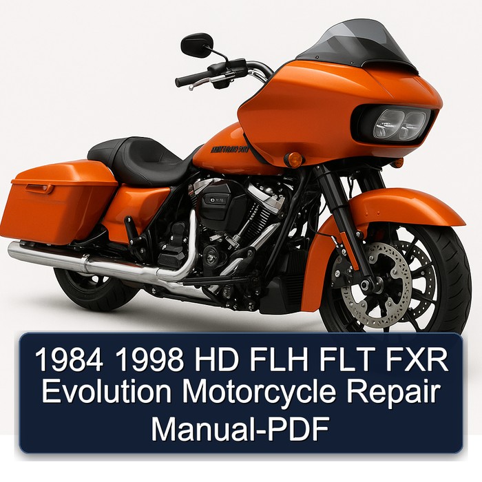 1984 1998 HD FLH FLT FXR Evolution Motorcycle Repair Manual-PDF