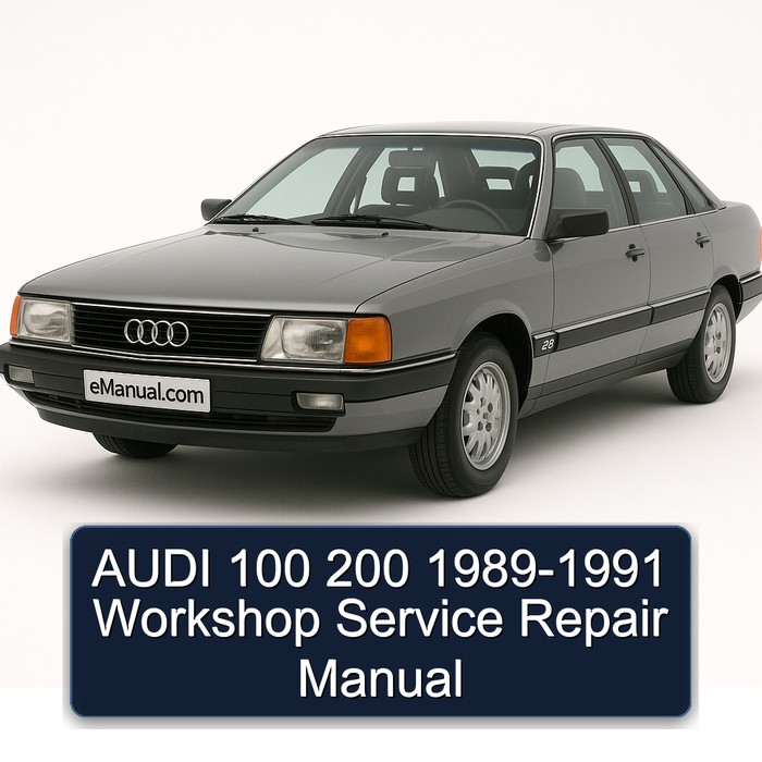 AUDI 100 200 1989-1991 Workshop Service Repair Manual