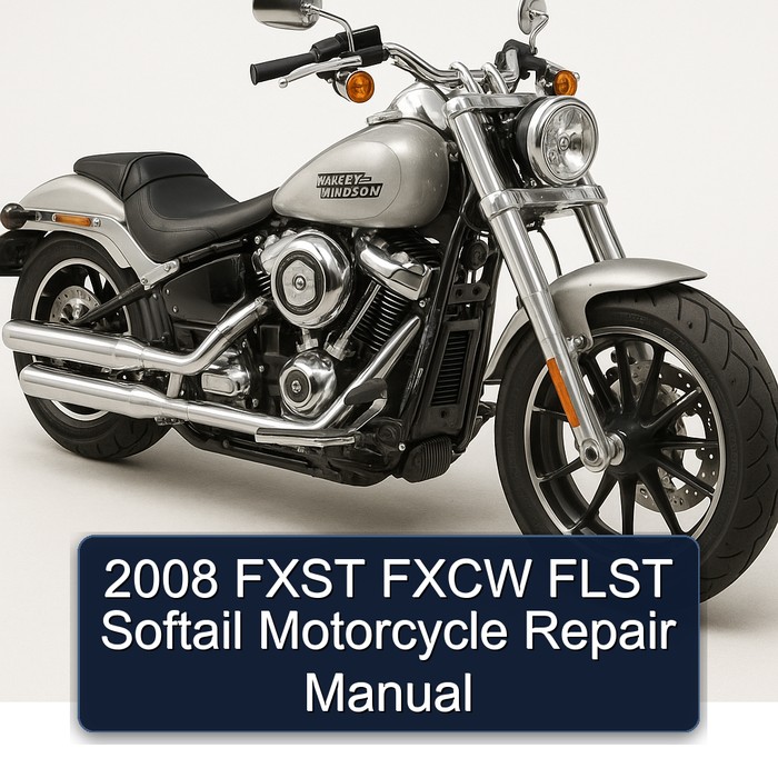 2008 FXST FXCW FLST Softail Motorcycle Repair Manual