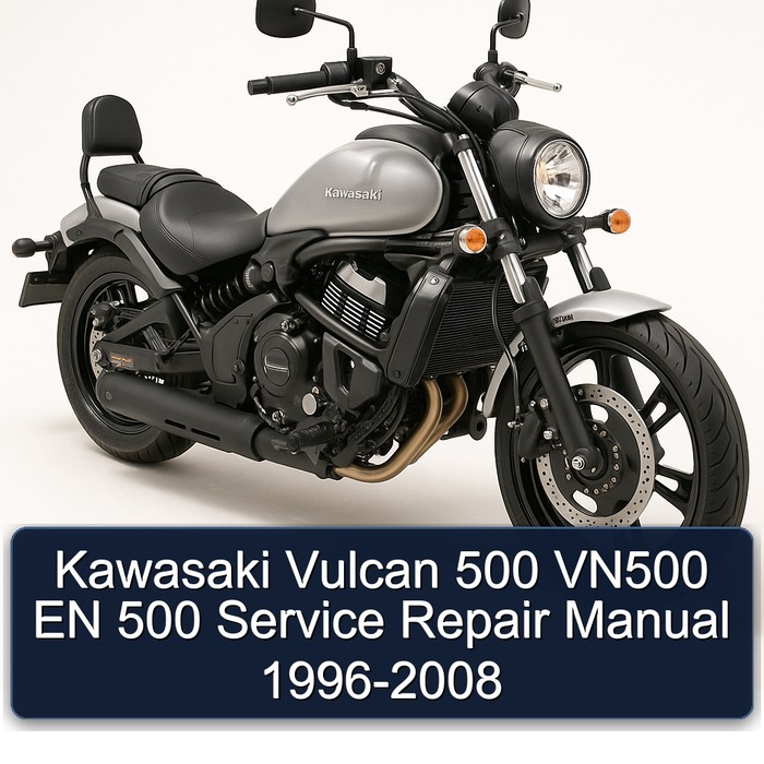 Kawasaki Vulcan 500 VN500 EN 500 Service Repair Manual 1996-2008