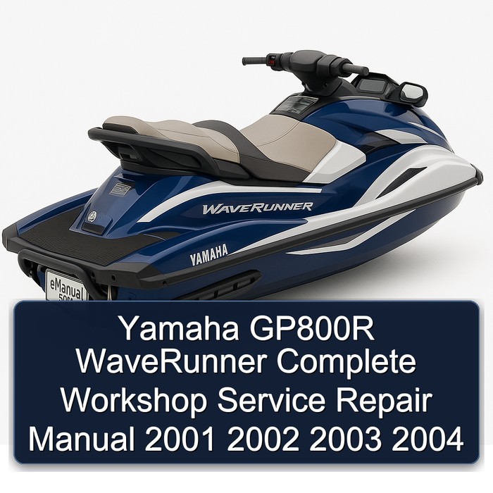 Yamaha GP800R Waverunner Workshop Service Repair Manual PDF Download