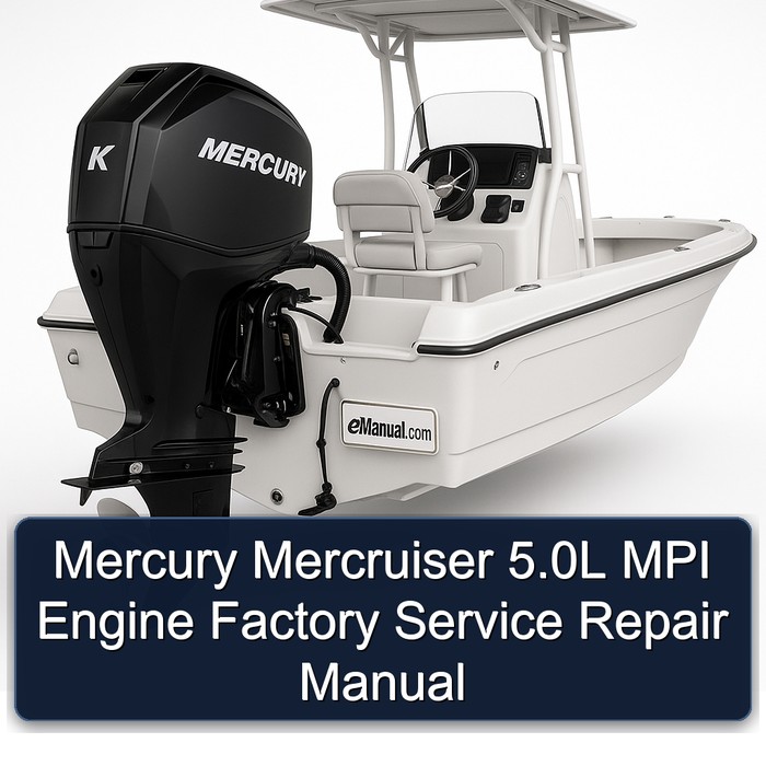 Mercury Mercruiser 5.0L MPI Engine Factory Manual de servicio y reparación