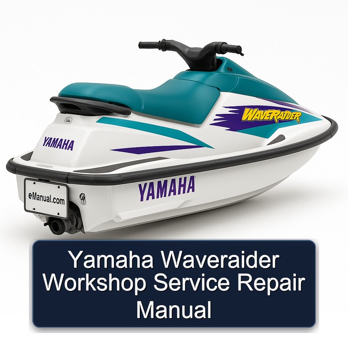 Yamaha Waveraider Workshop Manual de servicio y reparación