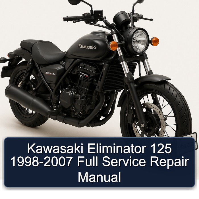 Kawasaki Eliminator 125 1998-2007 Full Service Repair Manual