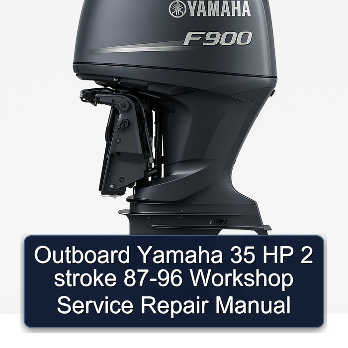 Outboard Yamaha 35 HP 2 stroke 87-96 Workshop Service Repair Manual 