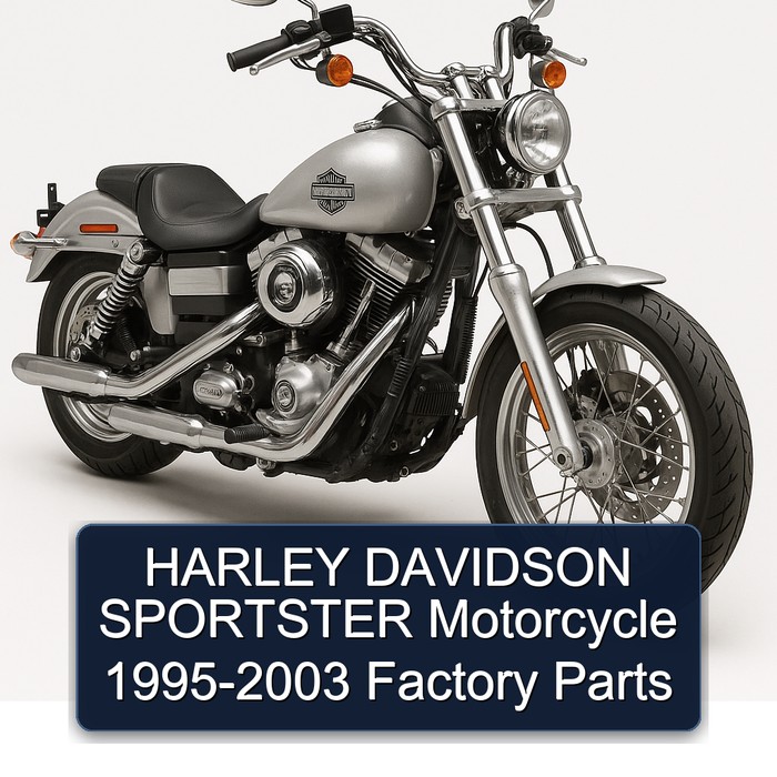 HARLEY DAVIDSON SPORTSTER Motorcycle 1995-2003 Factory Parts
