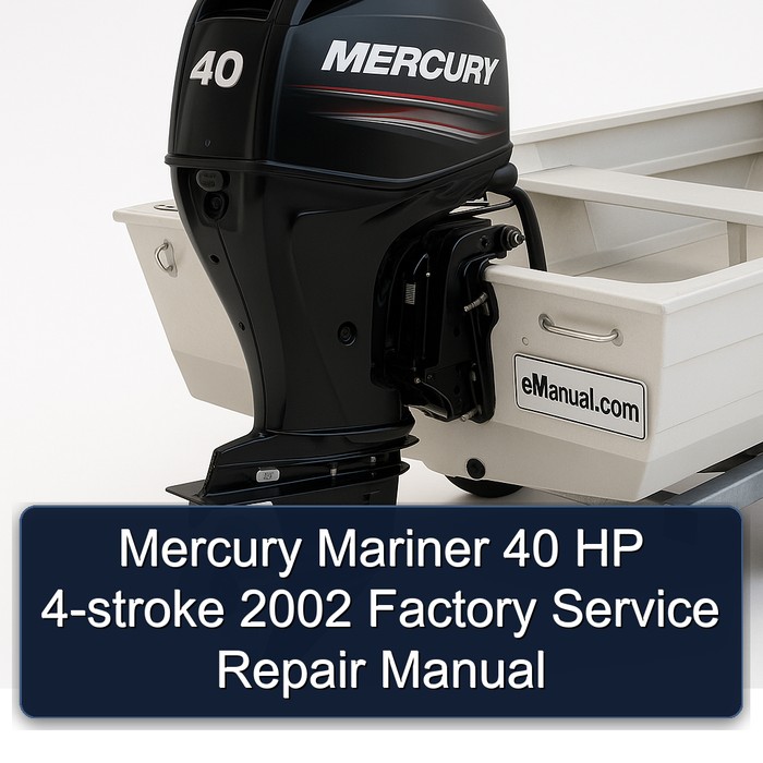 Mercury Mariner 40 HP 4-stroke 2002 Factory Manual de servicio y reparación
