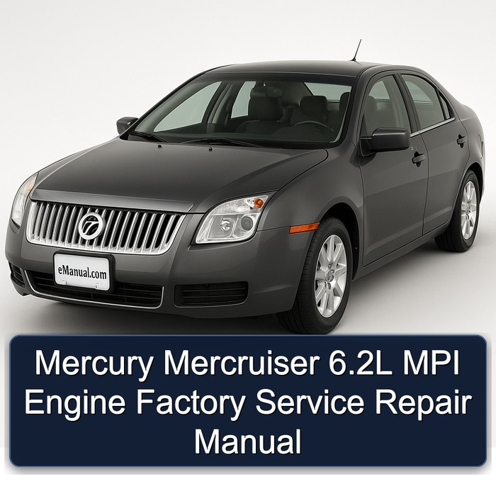 Mercury Mercruiser 6.2L MPI Engine Factory Service Repair Manual