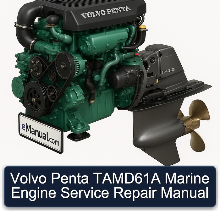 Volvo Penta TAMD61A Marine Engine Service Repair Manual 