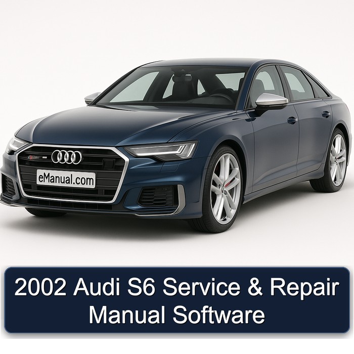 2002 Audi S6 Service & Repair Manual Software