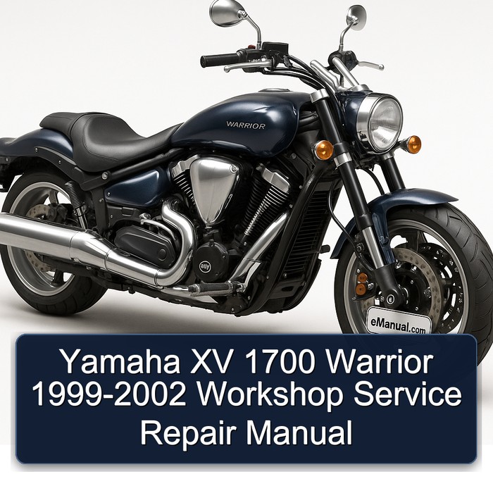 Yamaha XV 1700 Warrior 1999-2002 Workshop Manual de servicio y reparación