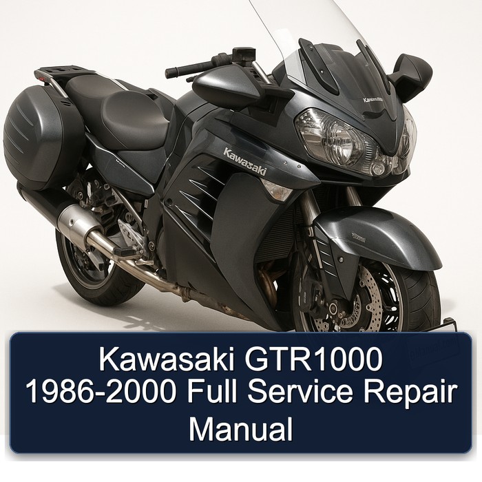 Kawasaki GTR1000 1986-2000 Full Manual de servicio y reparación