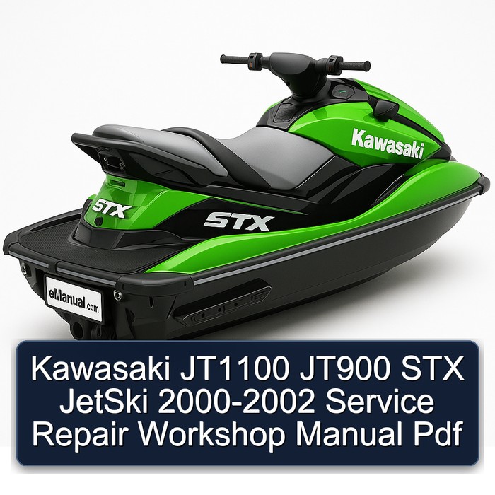 Kawasaki JT1100 JT900 STX JetSki 2000-2002 Service Repair Workshop Manual Pdf