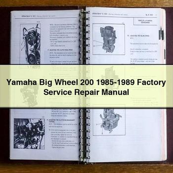 Yamaha Big Wheel 200 1985-1989 Factory Service Repair Manual 