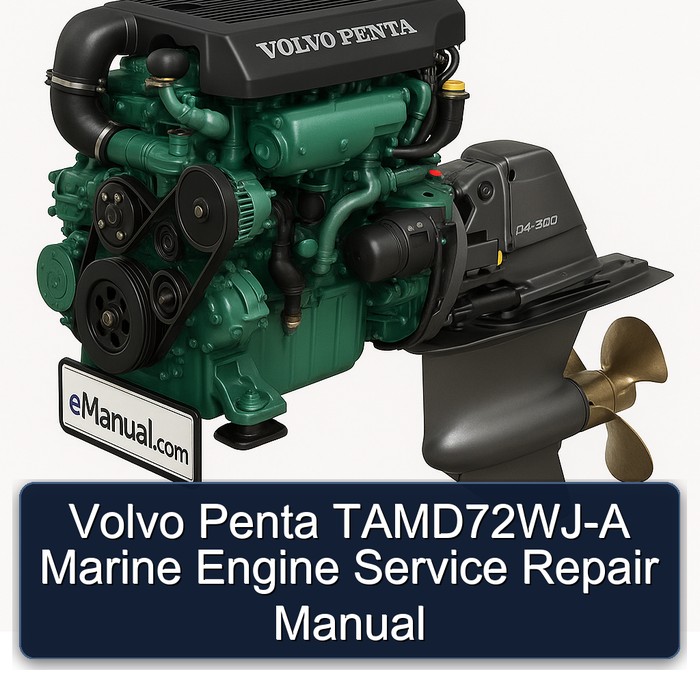 Volvo Penta TAMD72WJ-A Marine Engine Service Repair Manual