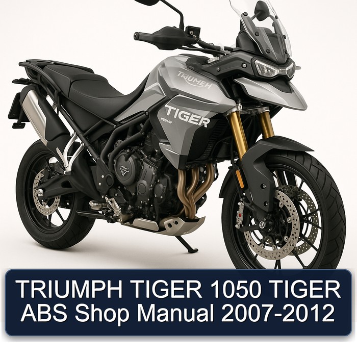 TRIUMPH TIGER 1050 TIGER ABS Shop Manual 2007-2012