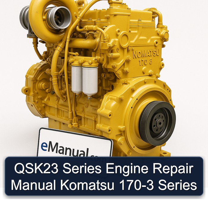 QSK23 Series Engine Repair Manual Komatsu 170-3 Series
