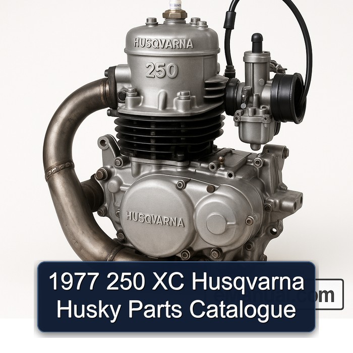1977 250 XC Husqvarna Husky Parts Catalogue