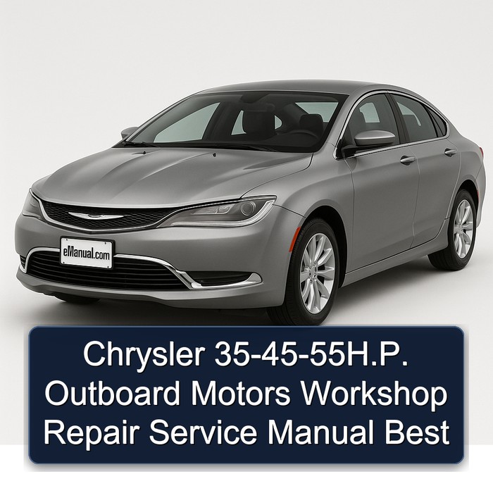 Chrysler 35-45-55H.P. Outboard Motors Workshop Repair Service Manual Best