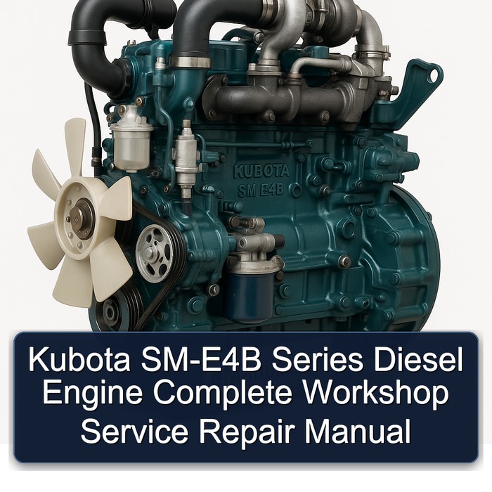Manual de Taller Completo para Motor Diesel Kubota Serie SM-E4B