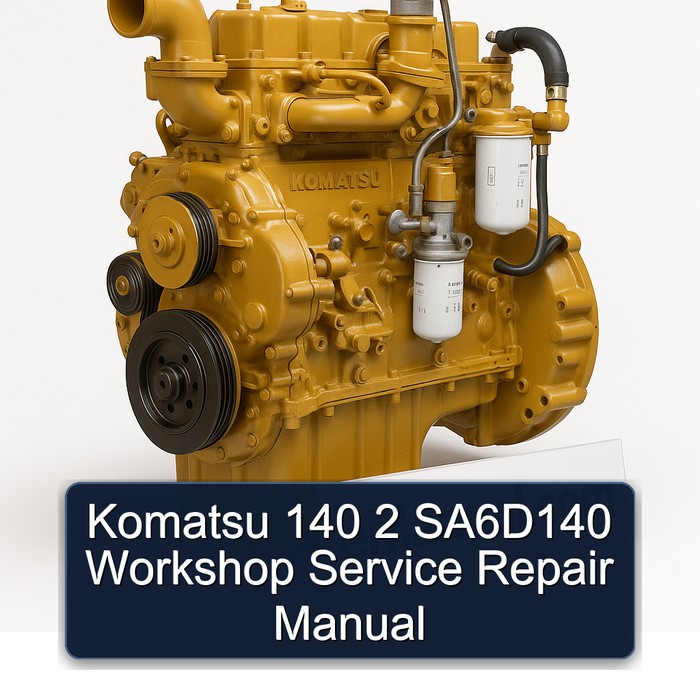 Manual de Servicio y Reparación Komatsu 140 2 SA6D140