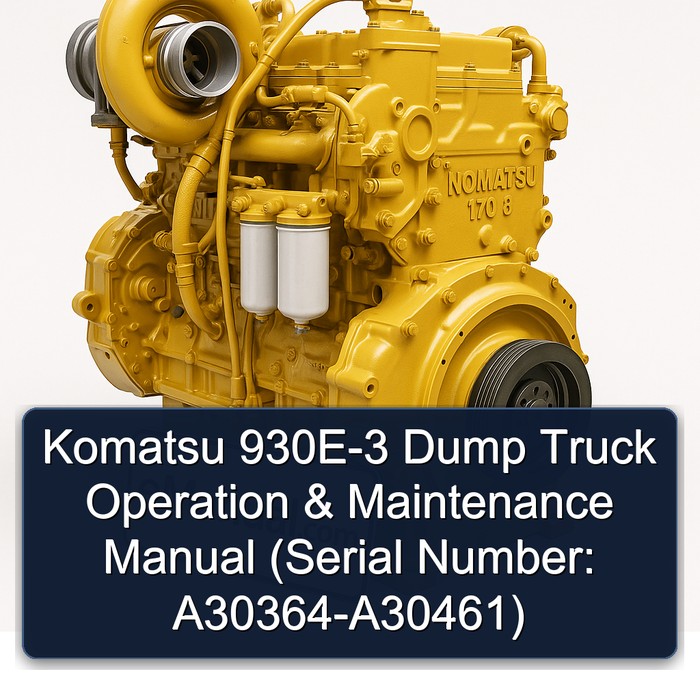 Komatsu 930E-3 Muldenkipper Betrieb & Wartungshandbuch