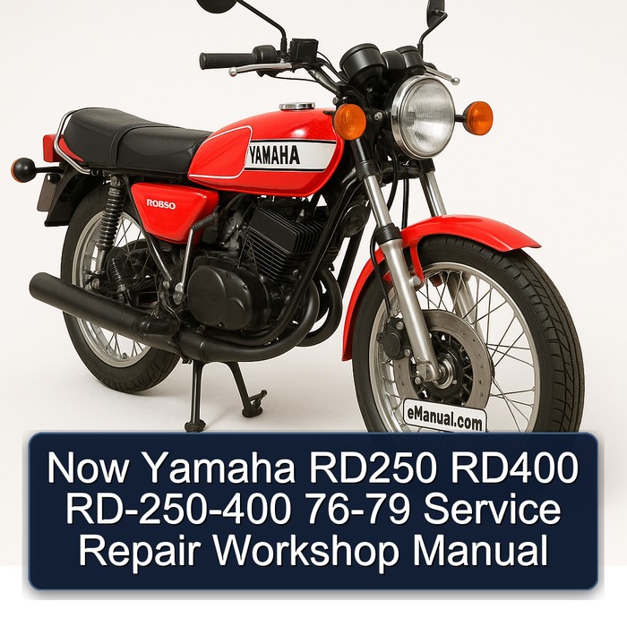 Now Yamaha RD250 RD400 RD-250-400 76-79 Service Repair Workshop Manual
