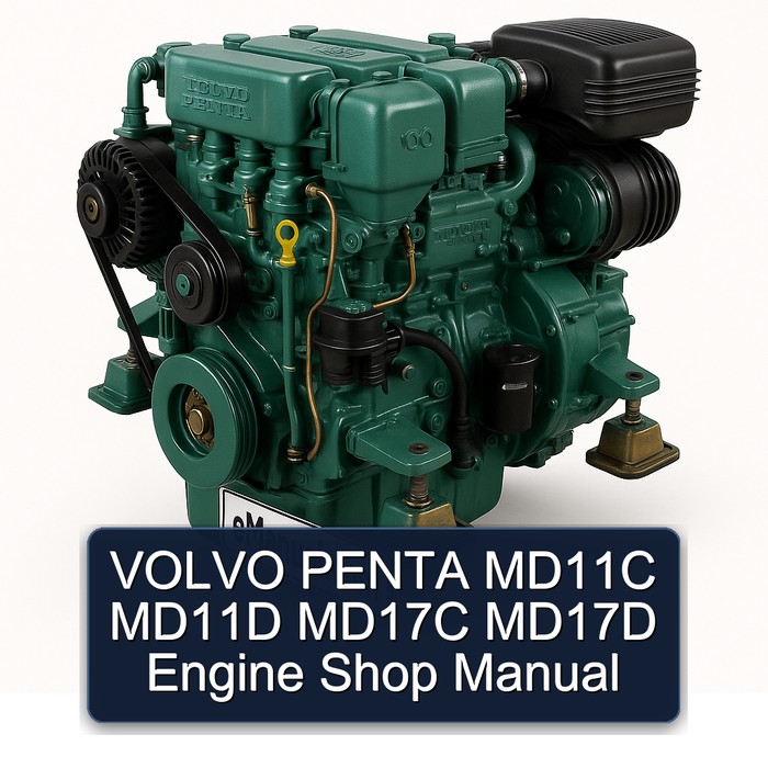 VOLVO PENTA MD11C MD11D MD17C MD17D Engine Shop Manual