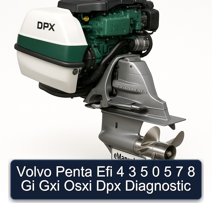 Volvo Penta Efi 4 3 5 0 5 7 8 Gi Gxi Osxi Dpx Diagnostic