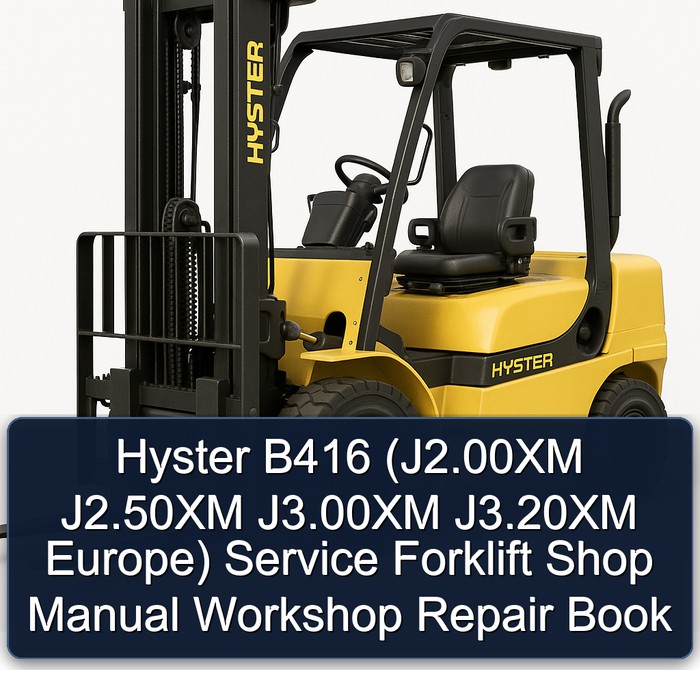 Hyster B416 (J2.00XM - J3.20XM Europa): Werkstatt-Handbuch