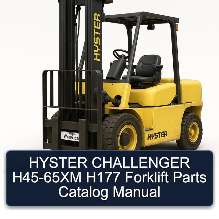 HYSTER CHALLENGER H45-65XM H177 Forklift Parts Catalog Manual
