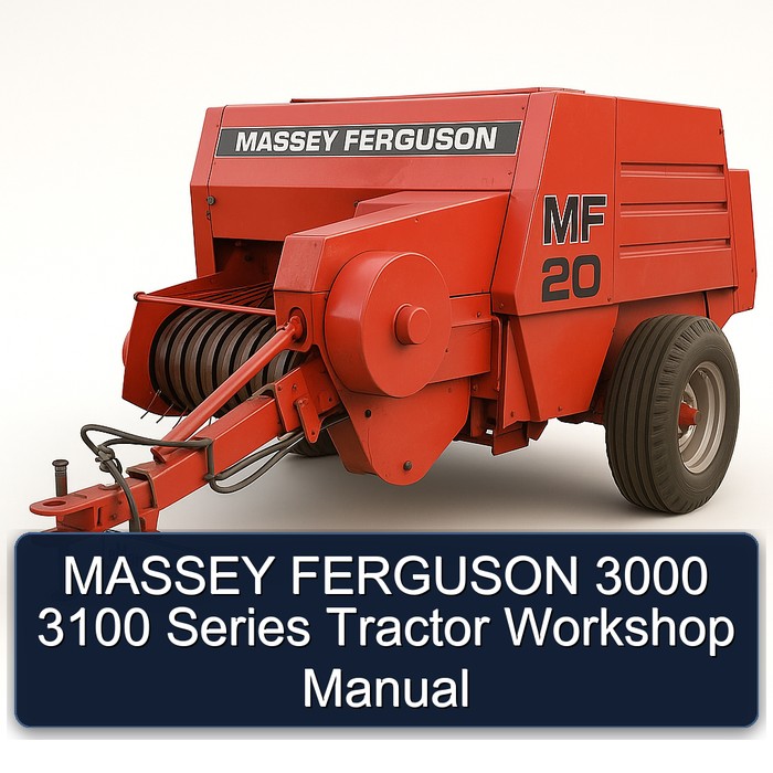 MASSEY FERGUSON 3000 3100 Series Tractor Workshop Manual