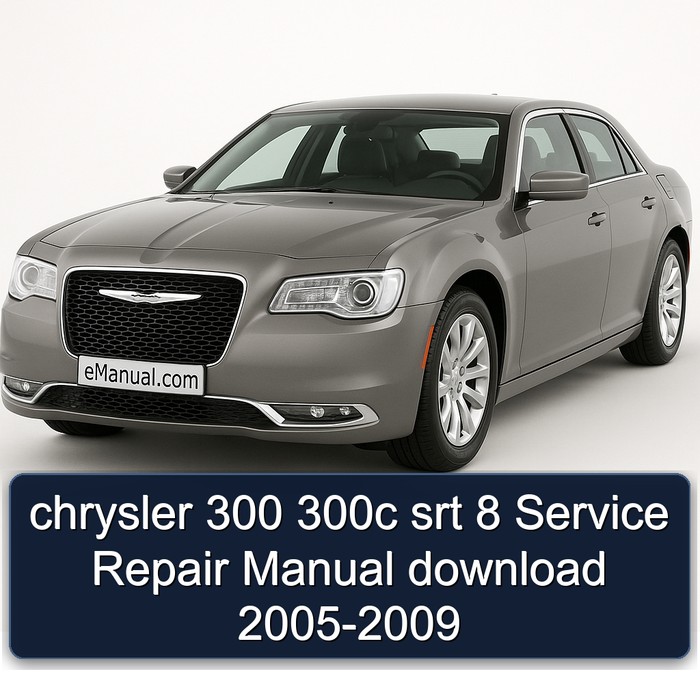 chrysler 300 300c srt 8 Manual de servicio y reparación download 2005-2009