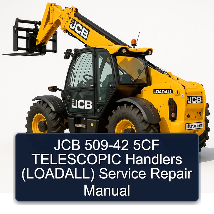 JCB 509-42 5CF TELESCOPIC Handlers (LOADALL) Service Repair Manual