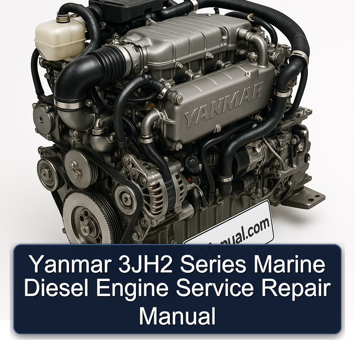 Yanmar 3JH2 Series Marine Diesel Engine Manual de servicio y reparación