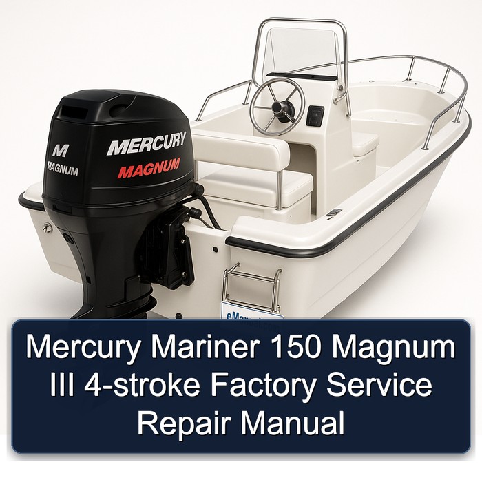 Mercury Mariner 150 Magnum III 4-stroke Factory Manual de servicio y reparación