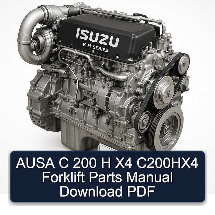 AUSA C 200 H X4 Gabelstapler Teilehandbuch PDF Download