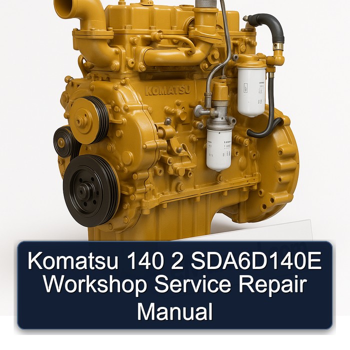 Komatsu 140 2 SDA6D140E Workshop Manual de servicio y reparación