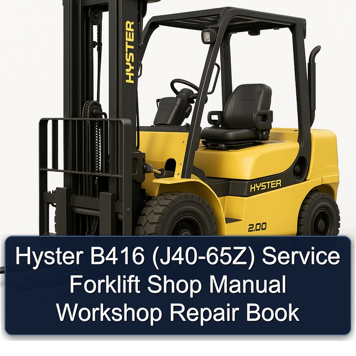 Hyster B416 (J40-65Z) Werkstatt-Handbuch