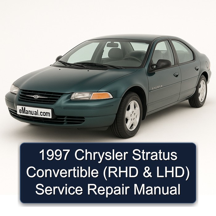 1997 Chrysler Stratus Convertible (RHD & LHD) Manual de servicio y reparación