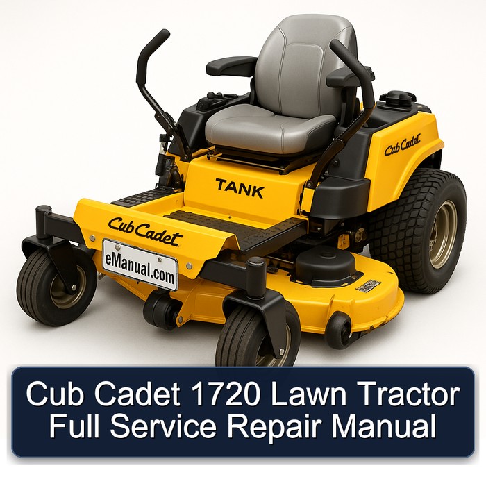 Cub Cadet 1720 Rasenmäher-Reparaturhandbuch