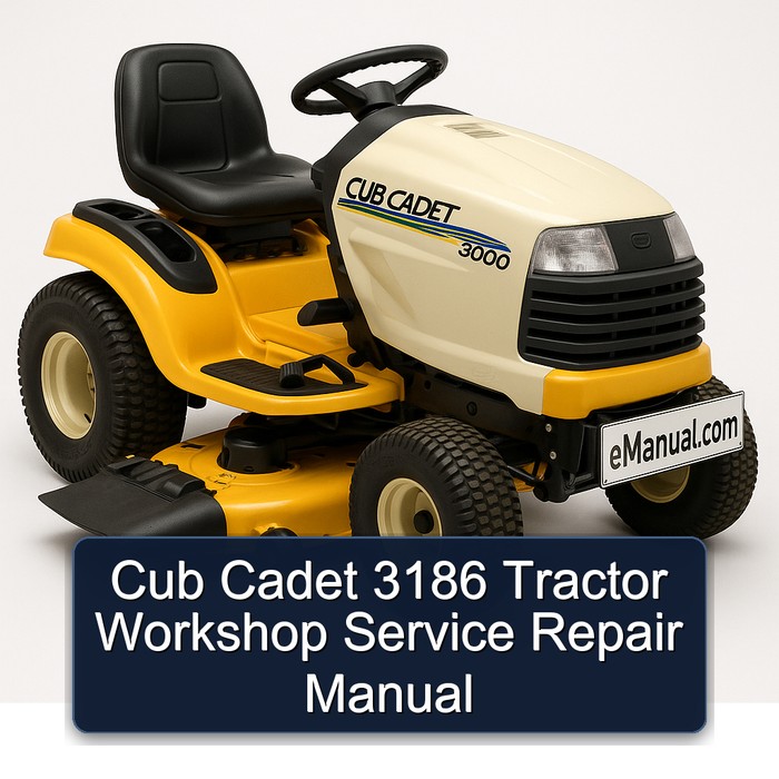 Cub Cadet 3186 Traktor Werkstatt-Reparaturhandbuch