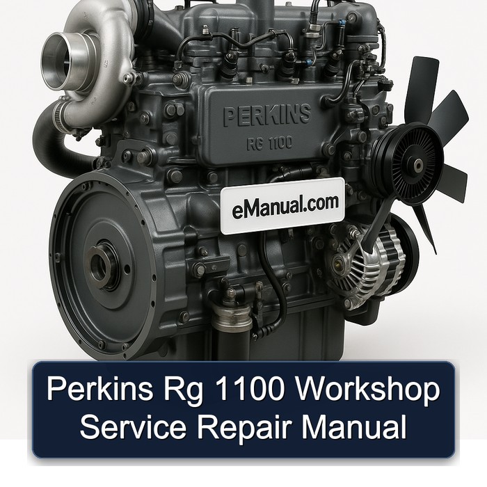 Manual de Servicio y Reparación Perkins Rg 1100