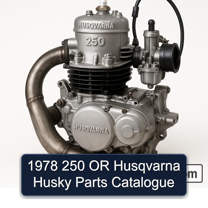 1978 250 OR Husqvarna Husky Parts Catalogue